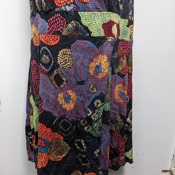 Endless Knot Art Nylon Slip Dress Sz M - Picture 4 of 8